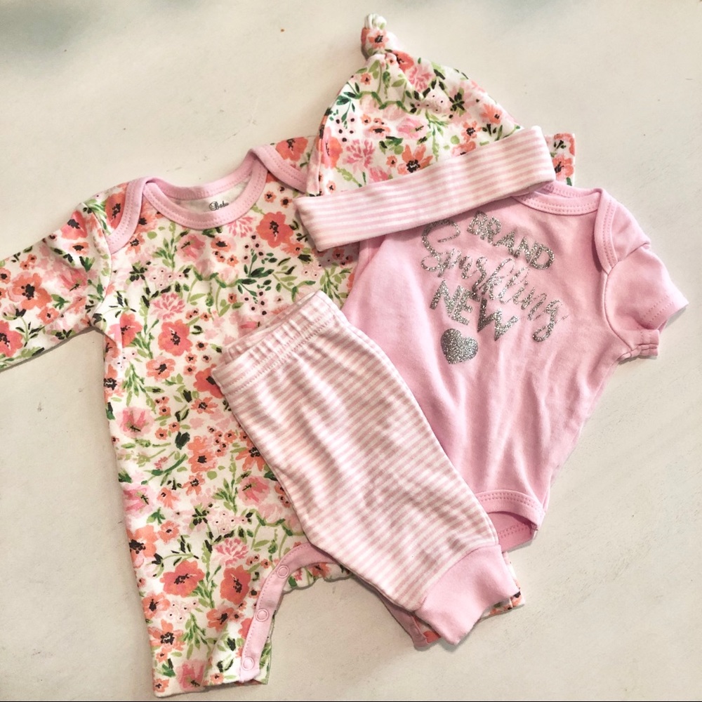 “Sparkling New” set with outfit and play suit